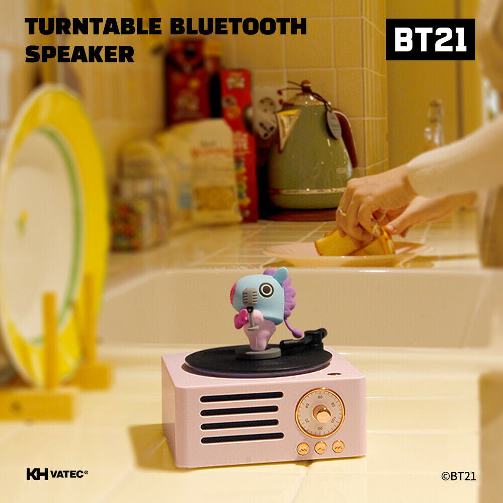 [LINE X BT21] BT21 Turntable Bluetooth Speaker - K-STAR