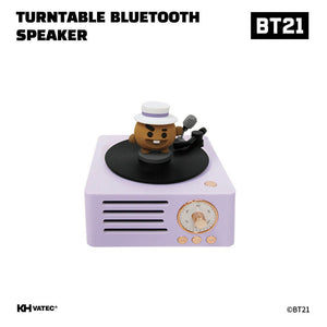 [LINE X BT21] BT21 Turntable Bluetooth Speaker - K-STAR