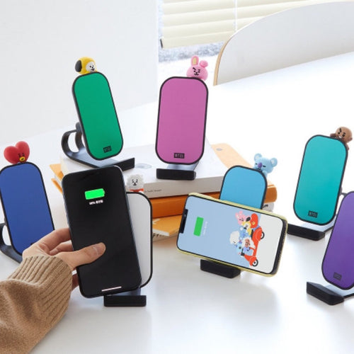 [LINE X BT21] Fast Wireless Charging for Desk Baby Version - K-STAR