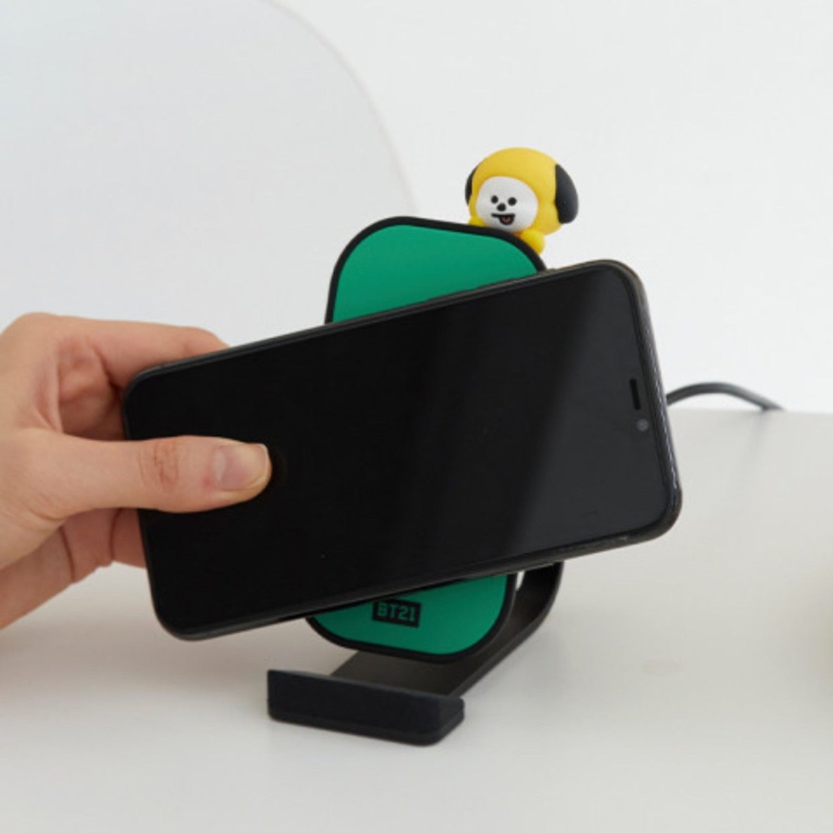 [LINE X BT21] Fast Wireless Charging for Desk Baby Version - K-STAR