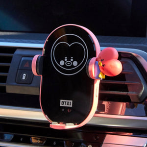 [LINE X BT21] Fast Wireless Charging for Vehicles Baby Version - K-STAR