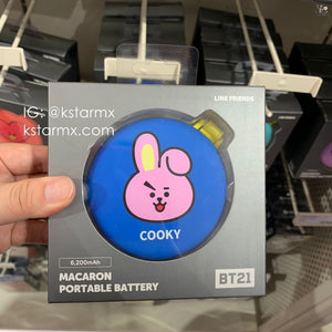 [LINE X BT21] Macaron Portable Battery (Free Express Shipping) - K-STAR