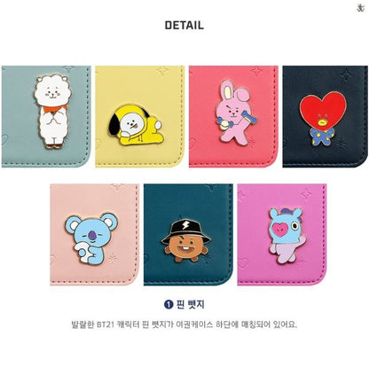 [LINE X BT21] Mascot Mini Journey Passport Case - K-STAR