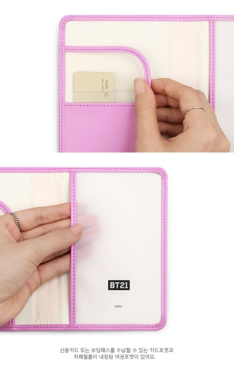 [LINE X BT21] Mascot Mini Journey Passport Case - K-STAR