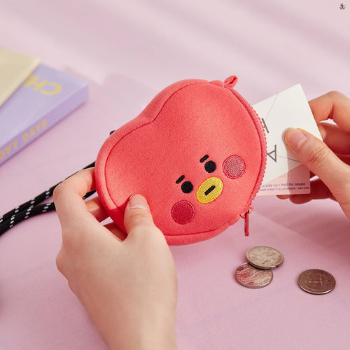 [LINE X BT21] Neck Strap Mini Pouch Baby Version - K-STAR