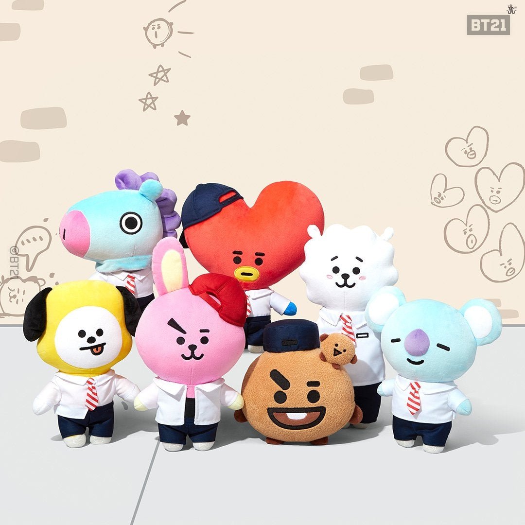 [LINE X BT21] Official Afterschool Standing Doll - K-STAR