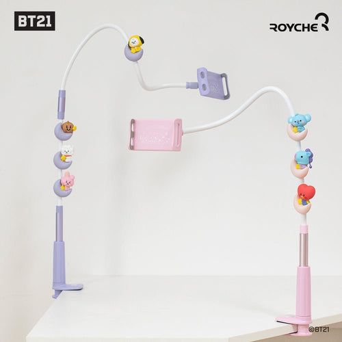 [LINE X BT21] Official BT21 Goose Neck Phone Holder - K-STAR