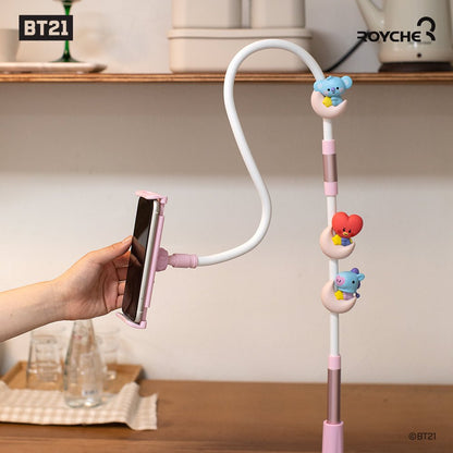 [LINE X BT21] Official BT21 Goose Neck Phone Holder - K-STAR