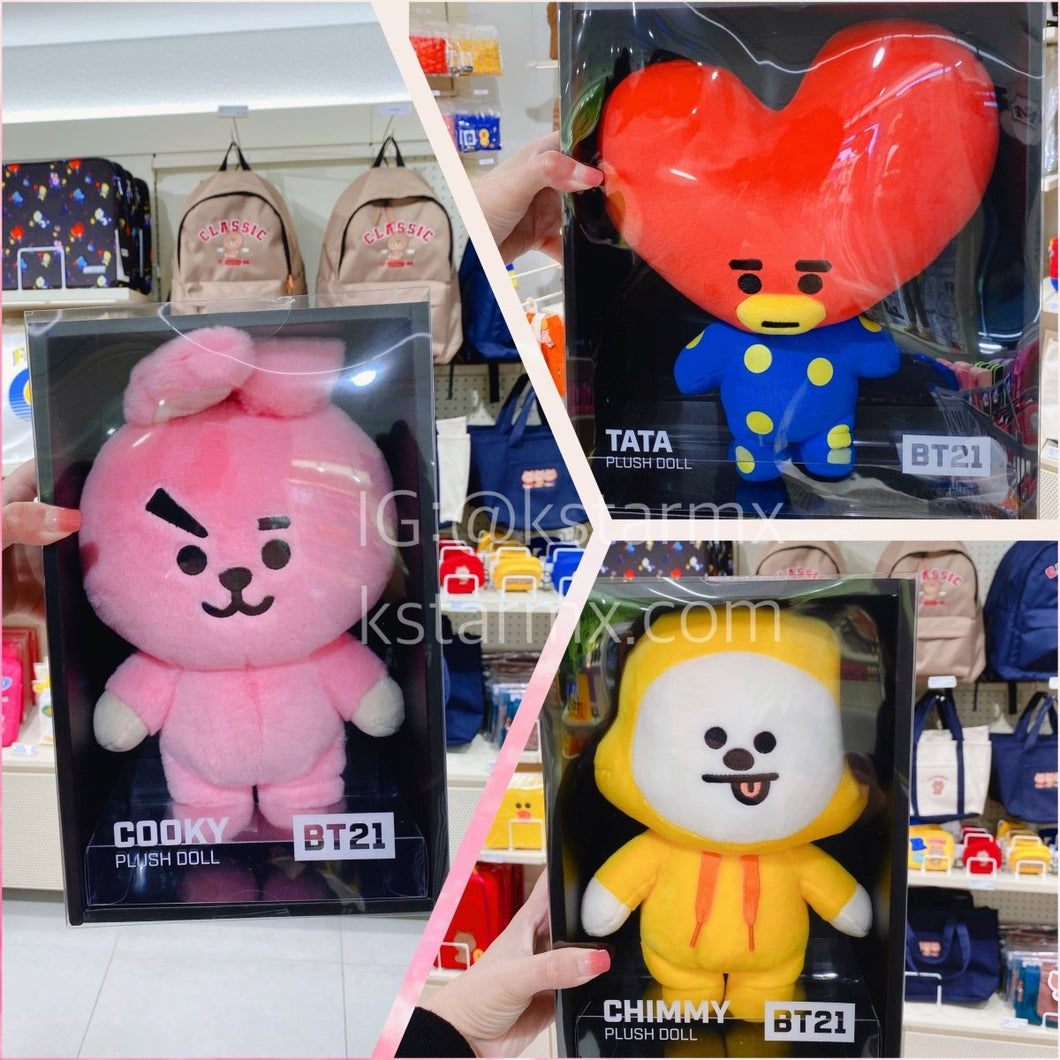 [LINE X BT21] OFFICIAL COOKY, CHIMMY and TATA Standing Doll (Medium) - K-STAR