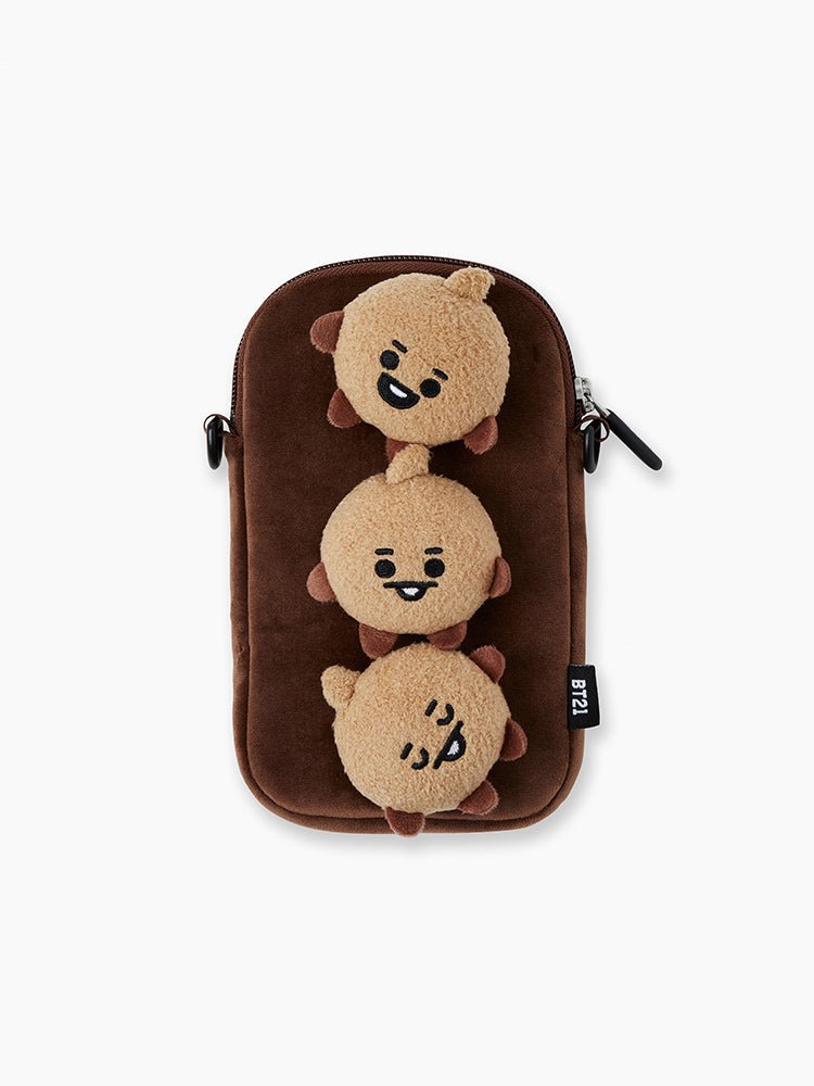[LINE X BT21] Plush Cross Bag Baby Version - K-STAR