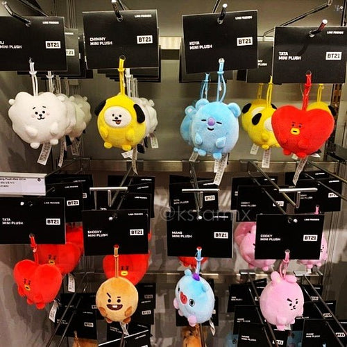 [LINE X BT21] Standing Plush Mini PongPong - K-STAR