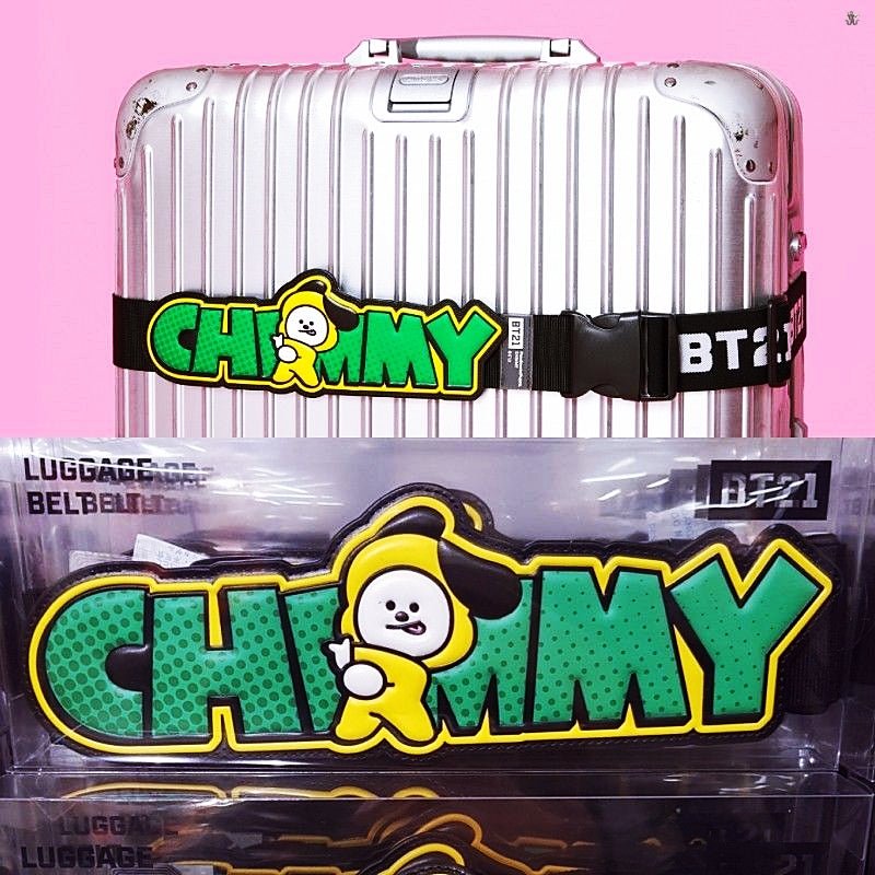 [LINE X BT21] Travel Luggage Strap Belt (Free Shipping) - K-STAR