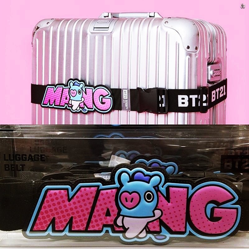[LINE X BT21] Travel Luggage Strap Belt (Free Shipping) - K-STAR