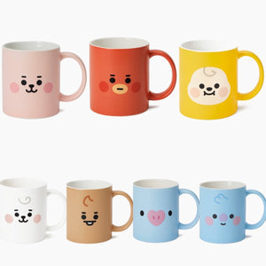 [LINE X BT21] Two Face Mug Baby Version - K-STAR