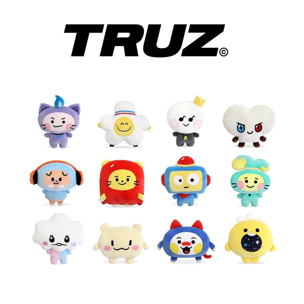 [ LINE X TREASURE ] TRUZ Official Flat Cushion - K-STAR