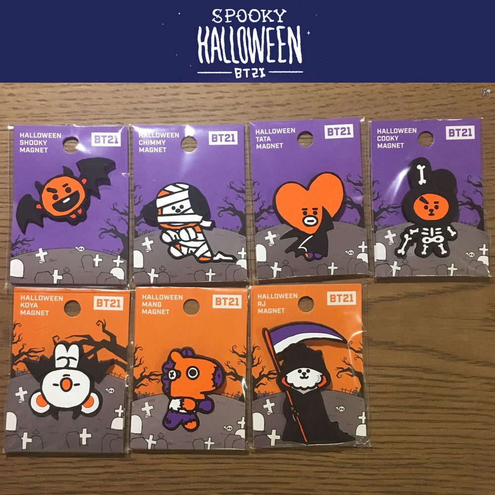 [LINE X BT21] Limited Halloween Magnet