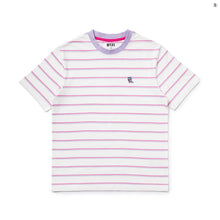 [LINE X BT21] Striped Short Sleeve T-Shirt