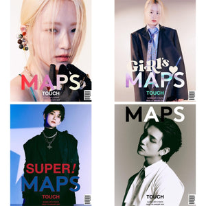 MAPS Korea Magazine - SVT JOSHUA / GIDLE SHUHUA 2023 January Coverman - K-STAR