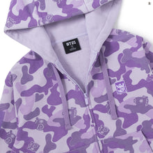 [LINE X BT21] Camouflage Hoodie