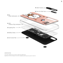 [LINE X BT21] Mirror Light Up Case For iPhone (Free Shipping)