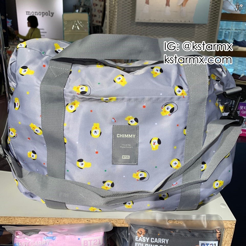 [MONOPOLY X BT21] Easy Carry Folding Bag - K-STAR