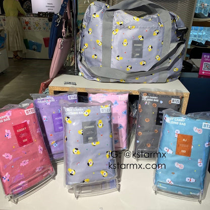 [MONOPOLY X BT21] Easy Carry Folding Bag - K-STAR