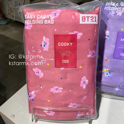 [MONOPOLY X BT21] Easy Carry Folding Bag - K-STAR