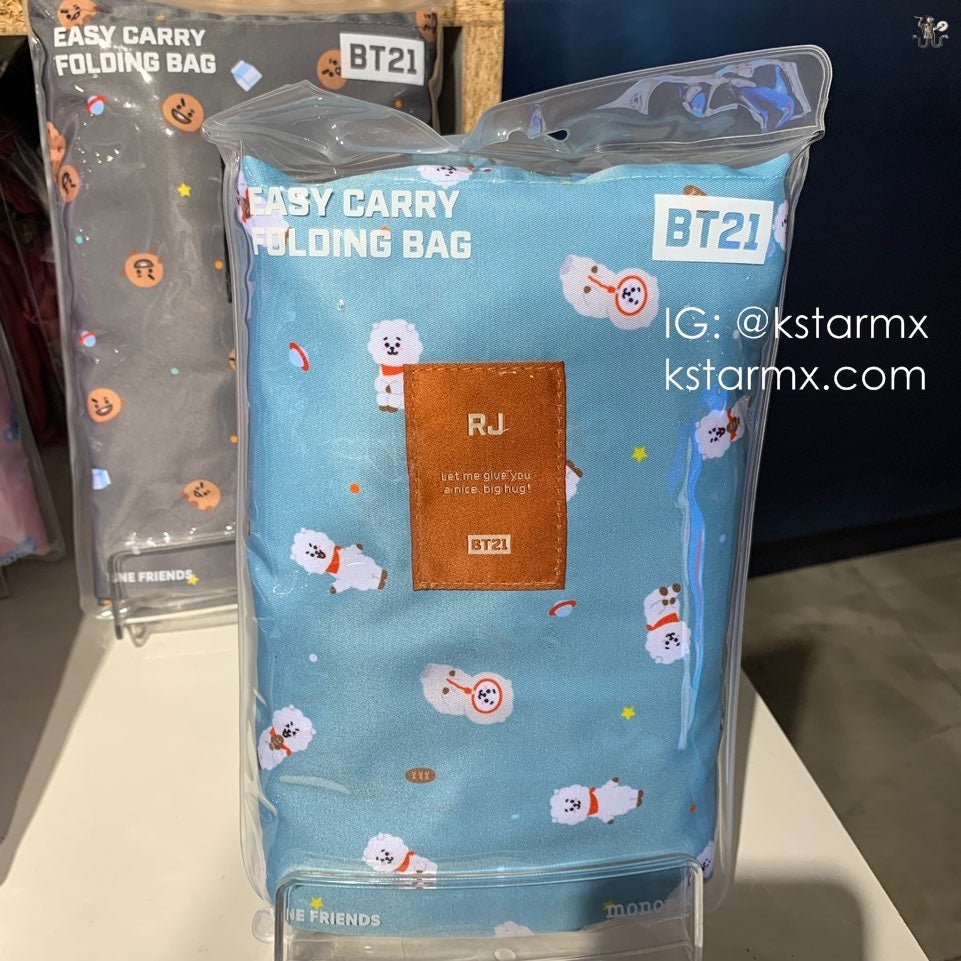 [MONOPOLY X BT21] Easy Carry Folding Bag - K-STAR