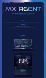 MONSTA X 2022 6th Official Fanclub MONBEBE Fan-Concert MX AGENT DVD - K-STAR