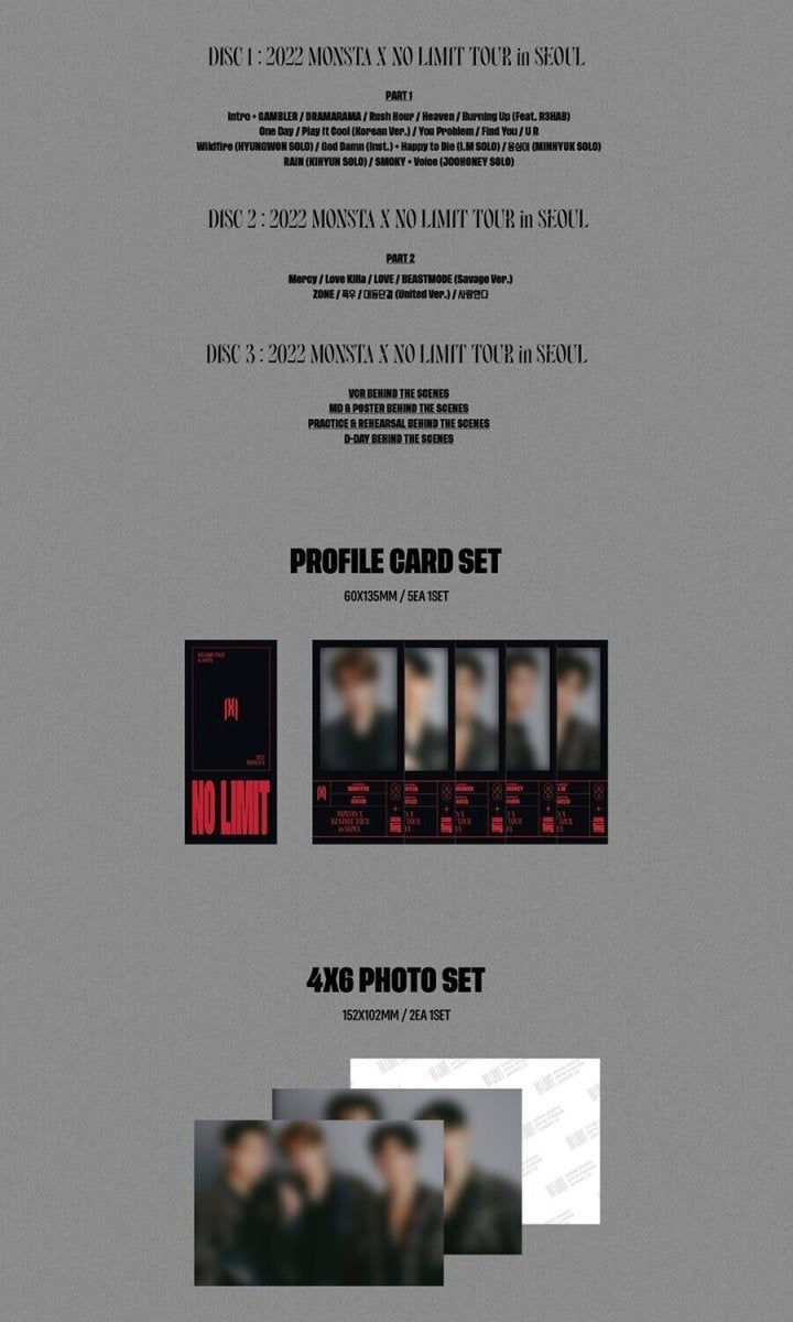 MONSTA X - 2022 MONSTA X NO LIMIT Tour In Seoul DVD - K-STAR