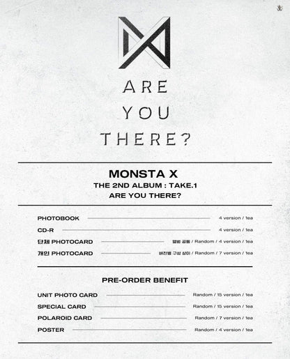 MONSTA X - Are You There? (You can Choose Ver. + Free Shipping) - K-STAR