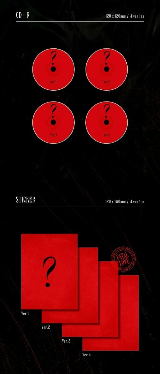 MONSTA X - Fatal Love (You can Choose Ver. + Free Shipping) – K-STAR