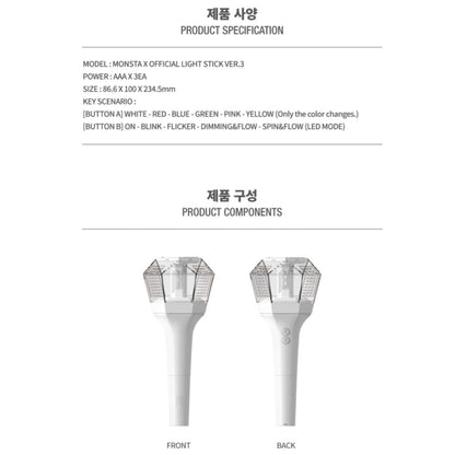MONSTA X - Mondoongie Official Light Stick Ver.3 - K-STAR