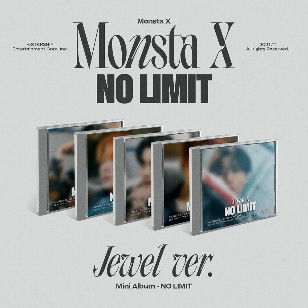 MONSTA X - NO LIMIT Jewel Version (You can Choose Version) - K-STAR