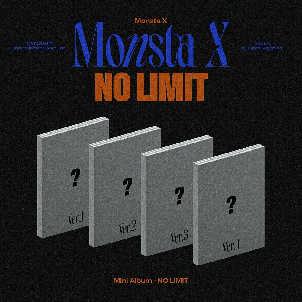 MONSTA X - NO LIMIT (You can Choose Ver. + Free Shipping) - K-STAR