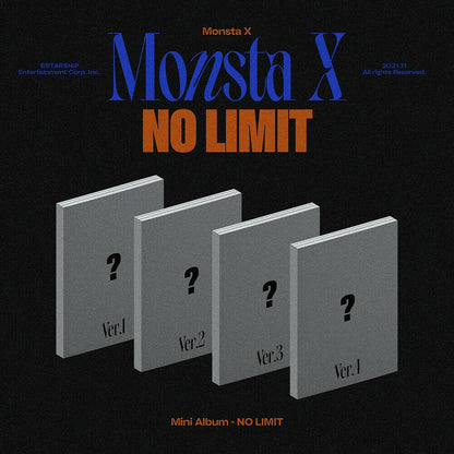MONSTA X - NO LIMIT (You can Choose Ver. + Free Shipping) - K-STAR