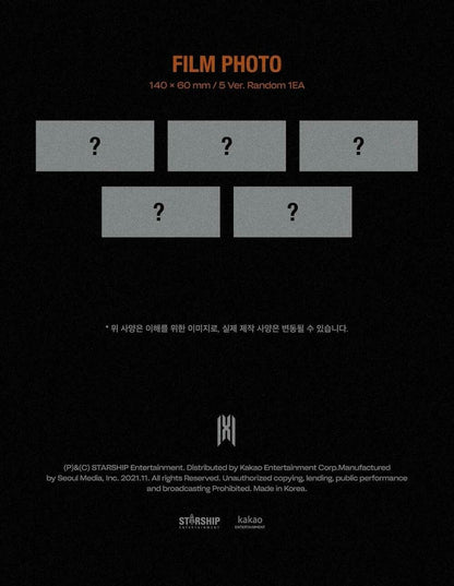 MONSTA X - NO LIMIT (You can Choose Ver. + Free Shipping) - K-STAR