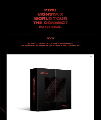 MONSTA X 2018 World Tour: The Connect in Seoul 3 DVD