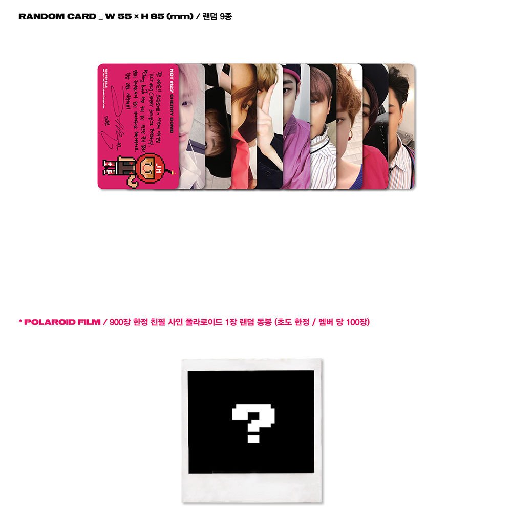 NCT 127 - Cherry Bomb + Folded Poster (Free Shipping) - K-STAR
