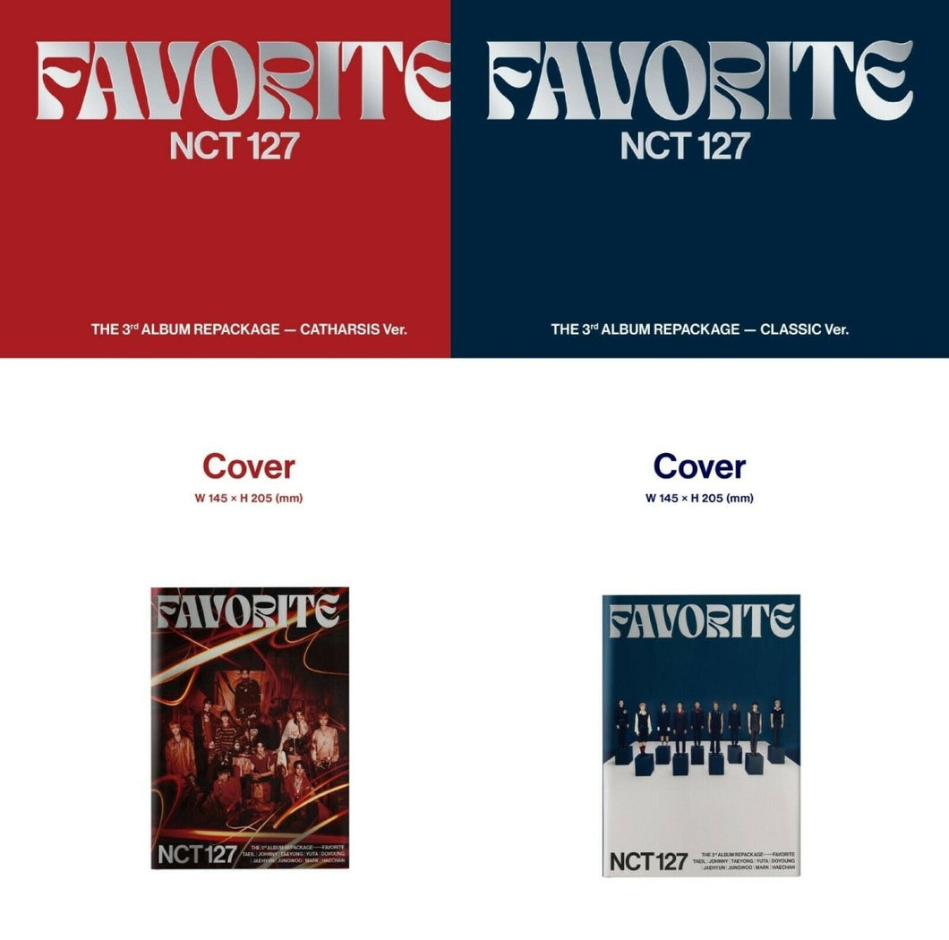 NCT 127 - Favorite 3rd Repackage Album (You Can Choose Version) - K-STAR