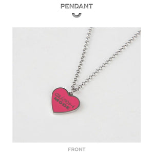 NCT DREAM Glitch Mode Heart Pendant Necklace + Photocard SET - K-STAR