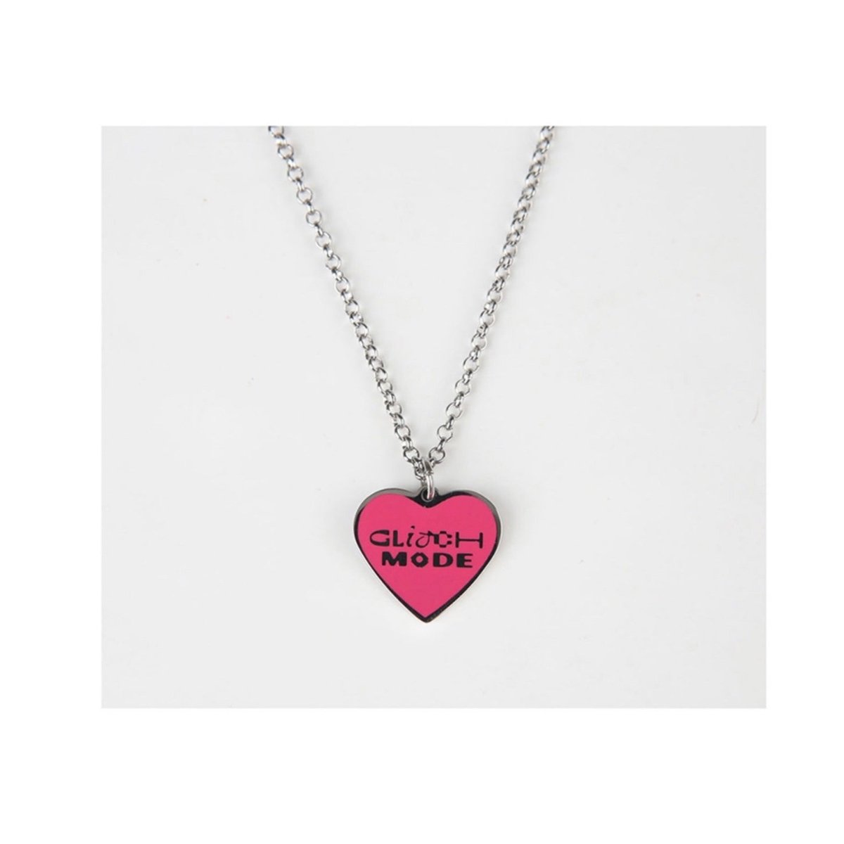 NCT DREAM Glitch Mode Heart Pendant Necklace + Photocard SET - K-STAR