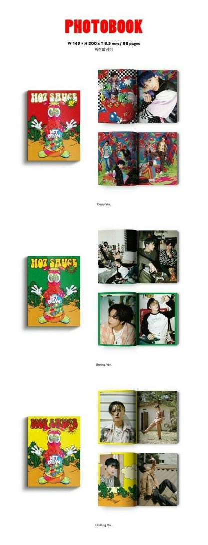 NCT DREAM - Hot Sauce (Photobook Ver. You can Choose Version) - K-STAR