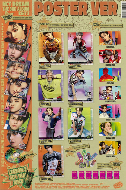 NCT DREAM - ISTJ 3rd Album ( Poster Version ) - K-STAR
