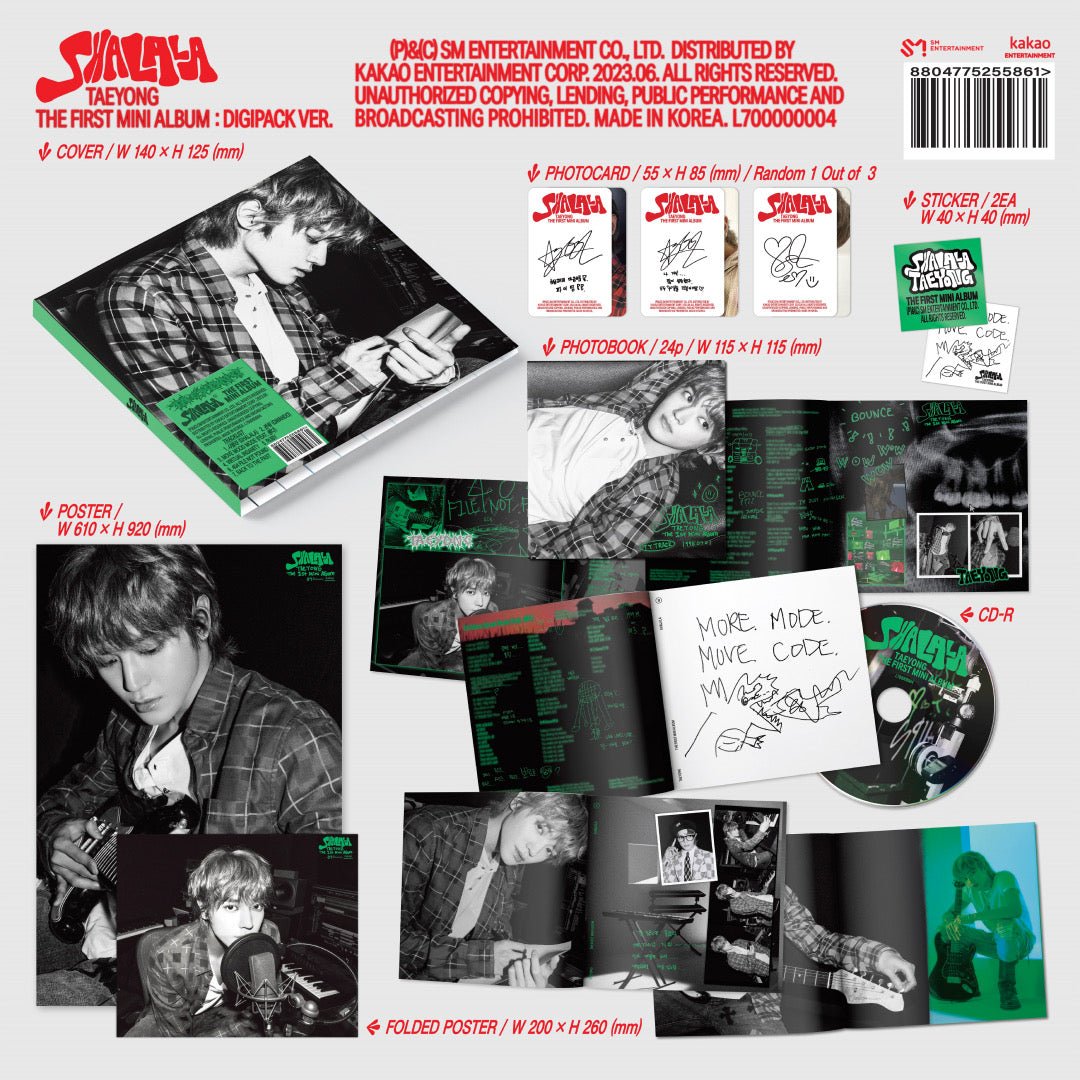 NCT TAEYONG - SHALALA ( Digipack Version ) - K-STAR