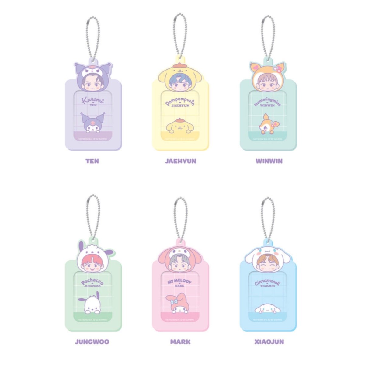 NCT x SANRIO TOWN Official Acrylic Mini Photocard Holder - K-STAR