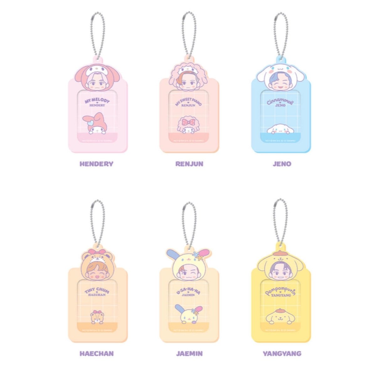 NCT x SANRIO TOWN Official Acrylic Mini Photocard Holder – K-STAR