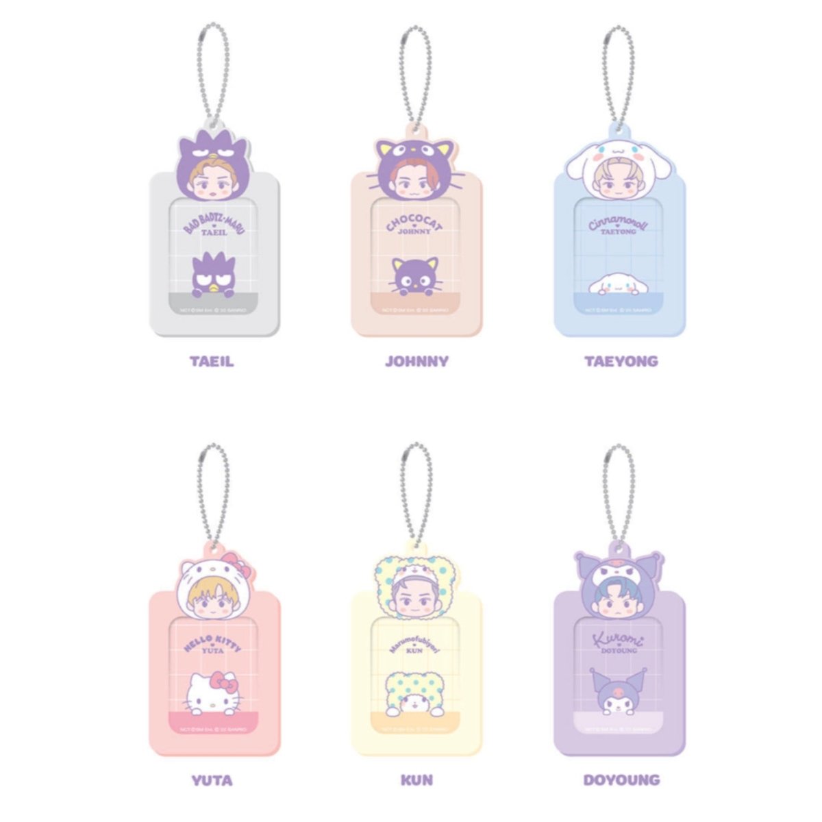 NCT x SANRIO TOWN Official Acrylic Mini Photocard Holder - K-STAR