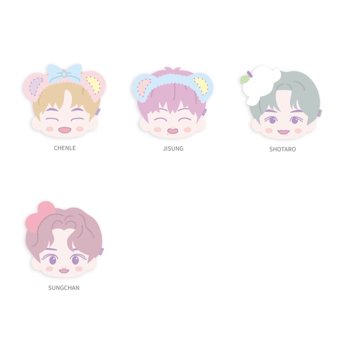 NCT x SANRIO TOWN Official Face Cushion 30cm - K-STAR