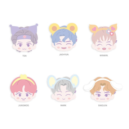 NCT x SANRIO TOWN Official Face Cushion 30cm - K-STAR